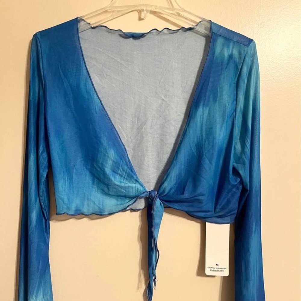 NWT Sheer Cover-up Blouse